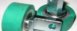 Pressing Roller ø 50x22; Green Silicon; 65º Shore