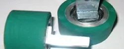 Pressing Roller ø 50x30; Green Silicon; 65º Shore