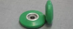 Pressing Roller; ø 80x22x5 ; Green Silicon; 65º Shore