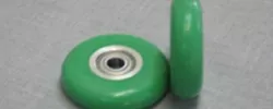 Pressing Roller; ø 80x22x11 ; Green Silicon; 65º Shore